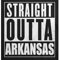 thumbnail image 4 of Old Glory Mens Straight Outta Arkansas Short Sleeve Graphic T Shirt, 4 of 6