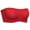 Red, variant on Lady Breathable Seamless Strapless Non-Slip Wrapped Chest Tube Top Bra Underwear Red