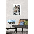 thumbnail image 2 of Grumpy Cat - Shut Up Wall Poster, 14.725" x 22.375", Framed, 2 of 5
