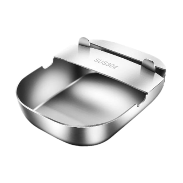 Soporte para cucharas de acero inoxidable con tapa. Soporte para cucharas moderno y versátil, ideal para cocina, restaurantes y el hogar.