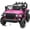 Barbie Pink, variant on Outfunny 24V Kids Ride on Truck, 4WD 2 Seater Electric Ride on Toys Car for Big Kids w/ Remote, 4x200W Motor - Pink