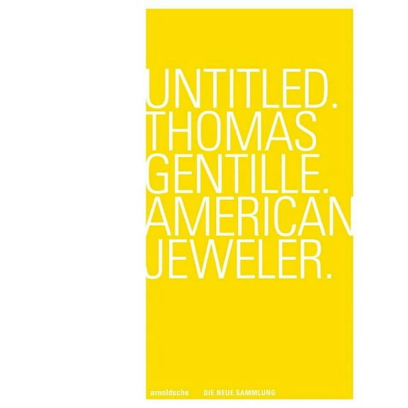 Untitled. Thomas Gentille. American Jewelry (Hardcover)