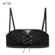 thumbnail image 1 of Sujetador de mujer sin tirantes Hacer subir Sujetador acolchado sin alambre Bralette Chica Slim Fit Ropa interior envolvente en el pecho, Negro, 34 / 75A Monstrate AP001241-10B, 1 of 7