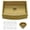 Matte Gold, variant on Ruvati Rvh9880 Terraza 36" Farmhouse Apron-Front Single Basin Stainless Steel Kitchen Sink