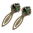 thumbnail image 2 of Chameleon Vintage Copper-Colored Lace Bookmarks: Stylish Book Accessories and Markers, Gifts for Readers and Book Lovers - Set of 2, 2 of 5