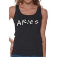 thumbnail image 1 of Aries Womens Tank Top - Zodiac Tops Aries Birthday Gifts for Wife Girlfriend Son, 1 of 4