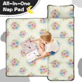 thumbnail image 4 of Pioneer Flower Floral Print Pattern Toddler Nap Mat for Teens Preschool Daycare, Teens Sleeping Mat Bag, Toddler Sleeping Bag with Pillow, 4 of 6