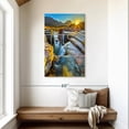 thumbnail image 2 of Elephant Stock Reynolds Creek And Triple Falls Wall Art - Vertical Multi Panel Canvas - Living Room Wall Decor - Nature Multi Panel - Brown And Orange Decor - 28" x 45", 2 of 8