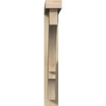 thumbnail image 2 of Ekena Millwork 4"W x 28"D x 28"H Balboa Block Rough Sawn Bracket w/ Offset Brace, Douglas Fir, 2 of 25