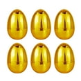 Bgliely Golden Fillable Easter Eggs Plastic Surprise Eggs for Easter