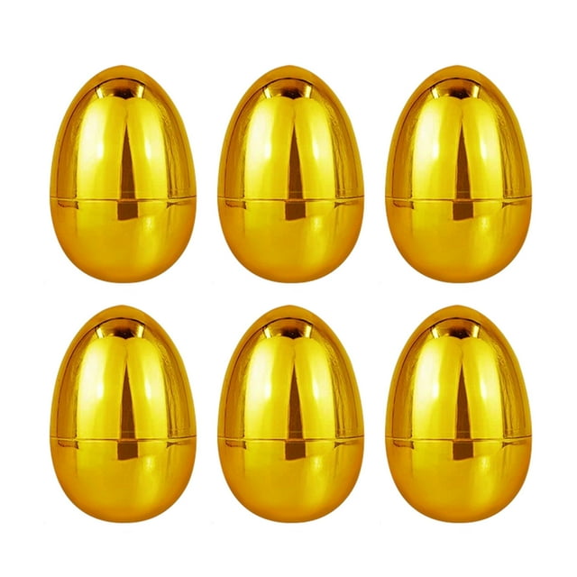 Relevantes de la Cesta de Pascua Huevo de Oro Huevo de Pascua de Plástico Llenado Sorpresa Juego de Huevos de Pascua Huevo de Juguete para Niños Cesta de Llenado de Juguete Snacks Relevantes de la Ces