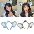thumbnail image 2 of Techinal Plush Koala Ears Headband Cartoon Animal Ears Hair Hoop Washing Makeup Hairband, 2 of 14