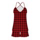 thumbnail image 5 of Conjunto de pijama de poliéster con tirantes finos y estampado de moda para mujer, 5 of 8