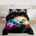 thumbnail image 4 of Teen Gaming Bedding Sets Full with Comforter,Duvet Insert,Lightweight 3 Pcs, 4 of 7