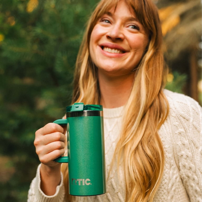 Christmasセール♪TELUSGIZER Refine 美容機器寝るだけ◎ RTIC 16 oz Ceramic Lined Insulated Road Trip Travel Mug, Leak
