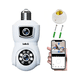 thumbnail image 2 of Cámara De Seguridad Wifi 360°visión Nocturna Doble Lente E27 Lab.G Blanco, 2 of 5
