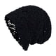 thumbnail image 2 of Gorro de crochet ligero y suave para mujer, ideal para viajes a la playa, citas y vacaciones. Negro, 2 of 9