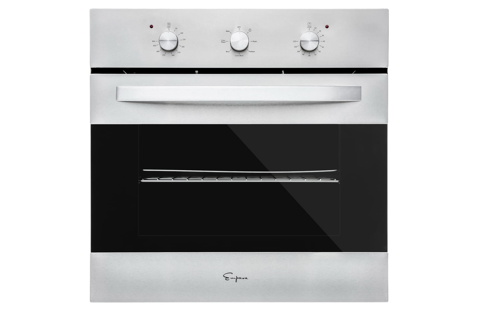 Empava 24" Electric Convection Single Wall Oven 10 Cooking Functions Deluxe 360° 