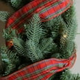 thumbnail image 3 of Northlight Red and Blue Plaid Wired Christmas Craft Ribbon 2.5" x 10 Yards, 3 of 3