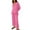 Pink, variant on qolati Women's 2 Piece Outfit 2024 Fall Button Knit Pullover Sweater and Wide Leg Pants Sweatsuit Trendy Clothes Loungwear Matching Sets