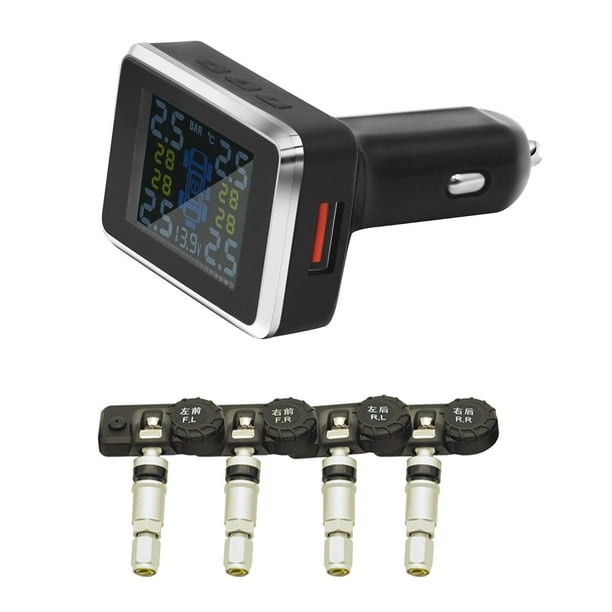 Sistema de monitoreo de presión de neumáticos Puerto USB con sensores Construido en Cola Monitoreo de la presión de los neumáticos