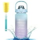 thumbnail image 2 of Botella Motivacional HAPPY ME 1lt con Popote Plástico Integrado Azul 2L, 2 of 8