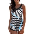 thumbnail image 1 of Gibobby Tankini Swimsuits for Women Bathing Suits Top Ruched Two Piece Tummy Control Round Neck Swim Suits(White,XXL), 1 of 6