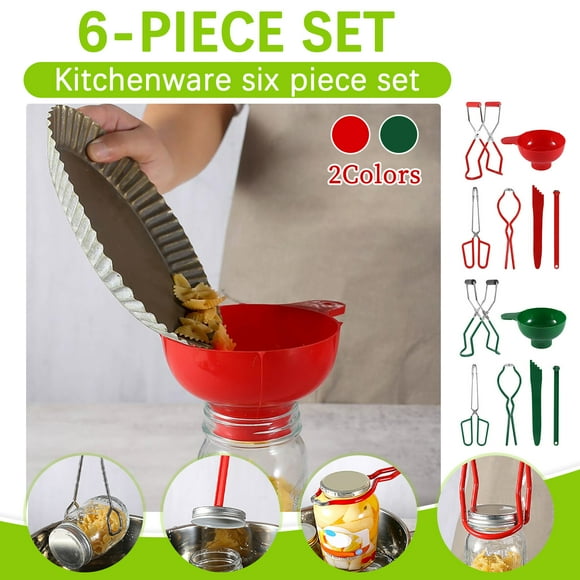 Vaidha Canning Clip Set Anti-Hot Wide Mouth Bottle Clip Type Food Clip 6 Set