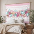 thumbnail image 3 of Summer Starfish Pink Tapestry for Bedroom Wall Hanging Tapestry, Beach Coral Conch Coastal Ceiling Backdrop Tapestries Poster Blanket Wall Decor for Teens Room Living Room Dorm 39" x 59", 3 of 8