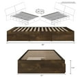 thumbnail image 4 of Nexera Nocce 3 Drawer Storage Bed, Truffle, 4 of 8