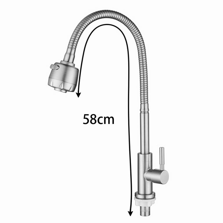 304 Stainless Steel Faucet Cleaner Removes Contaminants, Chlorine, Bleach,  Worms, Easy Installation - Fits all standard faucets 