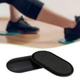 thumbnail image 4 of 2 deslizadores de núcleo para entrenamiento abdominal, almohadillas para abdominales, deslizadores de suelo para el hogar, alfombras, pilates y viajes negro, 4 of 6