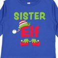 thumbnail image 4 of Inktastic Christmas Sister Elf Girls Long Sleeve Toddler T-Shirt, 4 of 5