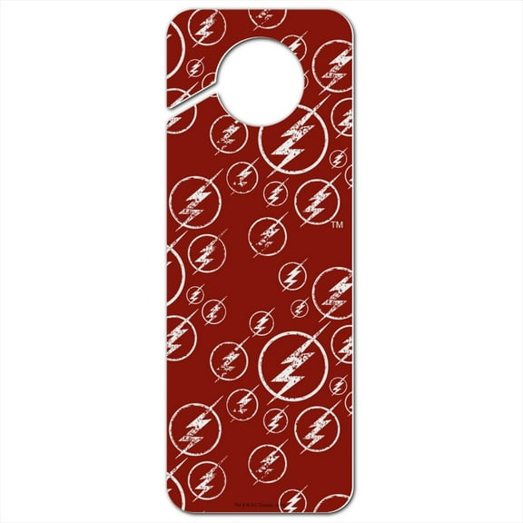 The Flash TV Series Logo Pattern Plastic Door Knob Hanger Sign