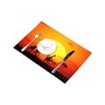 thumbnail image 3 of MKHERT Giraffe Family Silhouette Over Sunrise in Kenya African Savanna Placemats Table Mats for Dining Room Kitchen Table Decoration 12x18 inch,Set of 6, 3 of 4