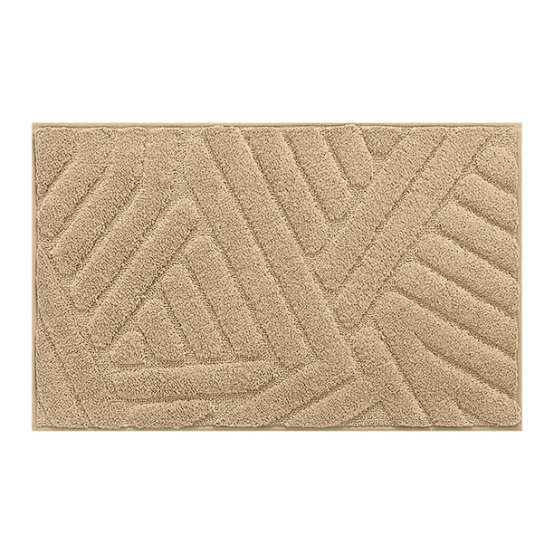 Sofa Vama Ropa de Cama Alfombrilla absorbente de color flocado para baño, alfombrilla gruesa para inodoro, de secado rápido y antideslizante. for Navideño