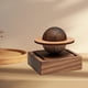 thumbnail image 5 of Difusor de perfume de coche de madera | Adorno de aromaterapia hecho a mano - Nogal haya madera maciza | Ambientador Esfera Decorativa para el Hogar o el Automóvil | Diseño compacto | 1 Pieza, 5 of 6