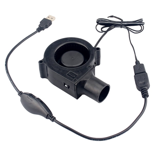 RKSTN a blower 75mm X 30mm Fan Cool Down Fan (with Drive Speed Controller), Camping Outdoor Barbecue, Turbo Blower With Gas Outlet, For Inflatable Toys To Inflate Quickly