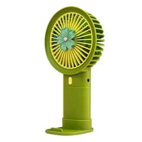 Hiroekza Mini Portable Small Fan Quiet Rechargeable Office Desktop Fan,Dorm Fan,Desk Fan,Summer Essentials Green