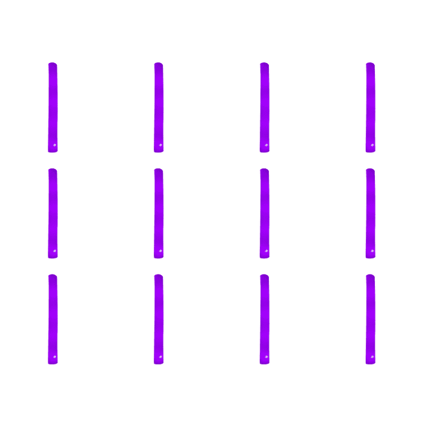 Barra LED Tubo Intermitente Esponja Suministros para Fiestas Bodas Y Festivales () Púrpura