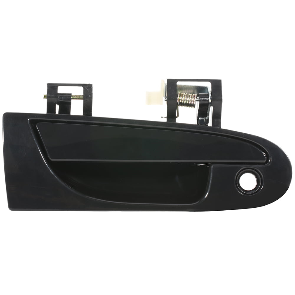 ECCPP Door Handle Exterior Outside Outer Front Passenger Side For 1995-1999 Mitsubishi Eclipse Dodge Avenger Smooth Black 