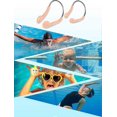 thumbnail image 3 of Nose Clip Swimming Competition Protector Nose Clips Swimming Nose Plugs For Adults Kids Using, Beige (12 Pieces), 3 of 5