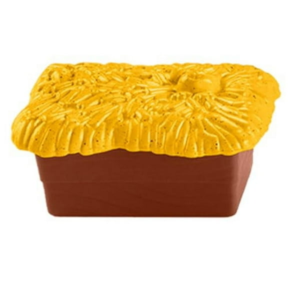 Replacement Part for Fisher-Price Little People Christmas Manger Scene Nativity Set - HMX70 ~ Bale of Hay ~ Top is Removeable ~ Works Well with All Little People Sets!