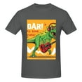 thumbnail image 4 of Bingfone Cool Dinosaur Playing Guitar Men'S Loose Fit Short-Sleeve Pocket T-Shirt, 4 of 7