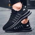 thumbnail image 3 of Men's Breathable Athletic Sneakers - Casual Slip-On Footwear with MD Sole for All-Season Activities, 3 of 9