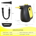 thumbnail image 4 of Yardeen Handheld Steam Cleaner  with 10-Piece Accessory Set. Multipurpose Portable Steamer with Safety Lock for Cleaning Car Detailing, Bathroom, Shower, Home, Upholstery, 4 of 6