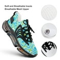 thumbnail image 4 of Aqua Blue, Swirling, Abstract Walking Shoes for Men Woman Lightweight Tennis Fashion Elastic Sports Shoes Cushion Basketball Shoes, 4 of 7
