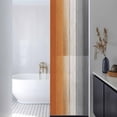 thumbnail image 3 of Burnt Orange Gray Ombre Window Privacy Film, Vintage Farmhouse Wooden Static Cling UV Sun Blocking Heat Control Window Tint Day and Night, Non-Adhesive One Way Windows Privacy Cover 17.7''x78.7'', 3 of 7