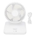 thumbnail image 2 of Ventilador de mesa pequeño, ventilador de escritorio USB, ventilador de escritorio pequeño giratorio, ventilador de mesa, grado profesional, 2 of 8