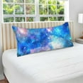 thumbnail image 6 of GZHJMY Blue Galaxy Body Pillowcase Super Soft Cozy Plush Pillow Case with Zipper for Sofa Bed Couch, 21 x 54 Inch, 6 of 7